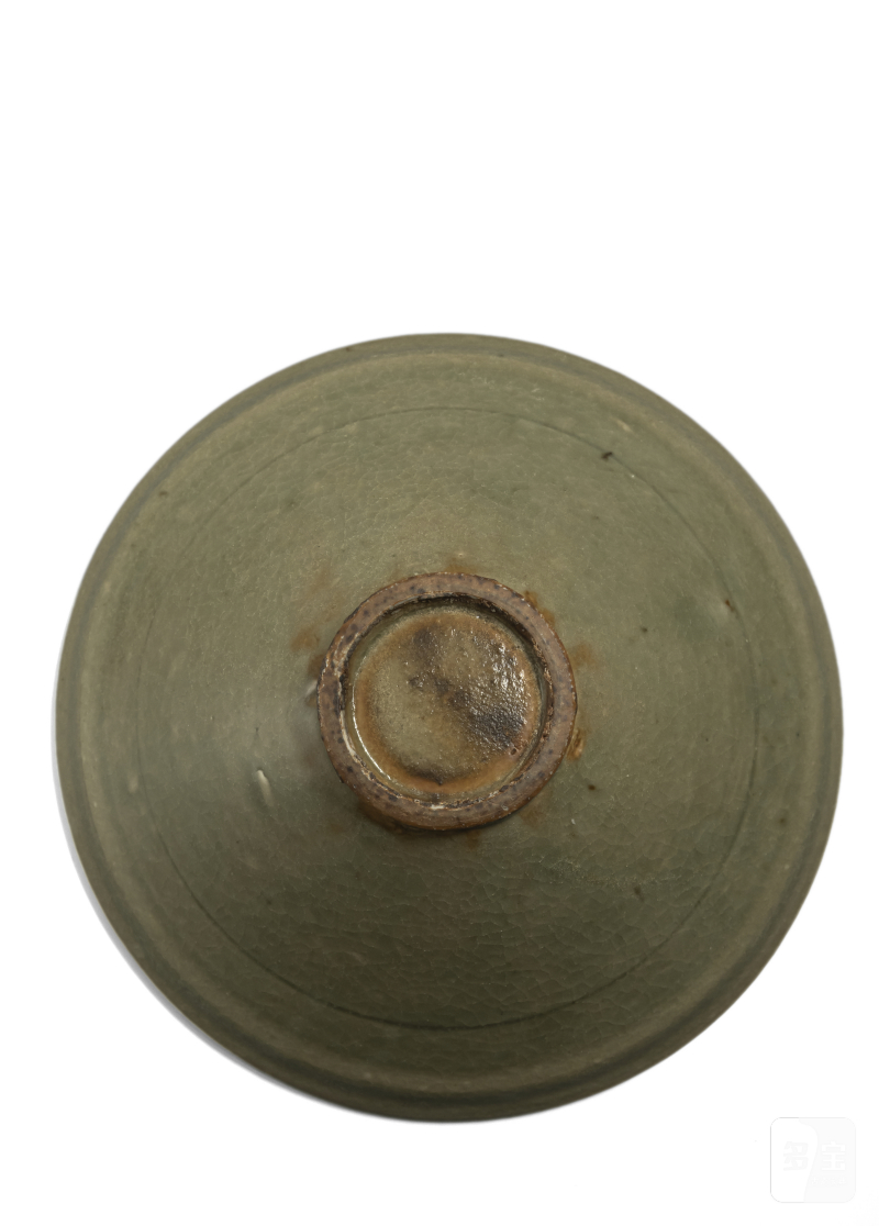A conical 'Yaozhou' ware celadon bowl with carved decoration - 图2